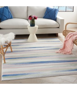 Nourison Whimsicle - Whs12 Ivory Multicolor Area Rug 6 ft. X 9 ft. Rectangle