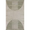 Nourison Astra Machine Washable Ivory Olive ASW03 4 ft. X 6 ft. Rectangle Rug
