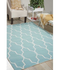 Nourison Home & Garden - Rs087 Aqua Area Rug 7 ft. 9 X 10 ft. 10 Rectangle