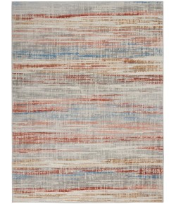 Nourison Home Elation ETN01 Ivory Multicolor 5 ft. 3 in. X 7 ft. 3 in. Area Rug