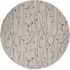 Nourison Grafix - Grf15 Grey Area Rug 8 ft. X Round