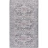 Nicole Curtis Machine Washable Series 1 Ivory Grey SR101 2 ft. 2 in. X 8 ft. Rectangle Rug