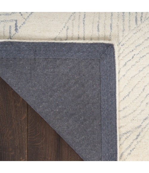 DKNY Pure Patterns Ivory Grey PRN01 9 ft. X 12 ft. Rect. Rug