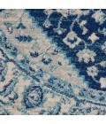 Nourison Tranquil Round Area Rug TRA06-Ivory/Navy