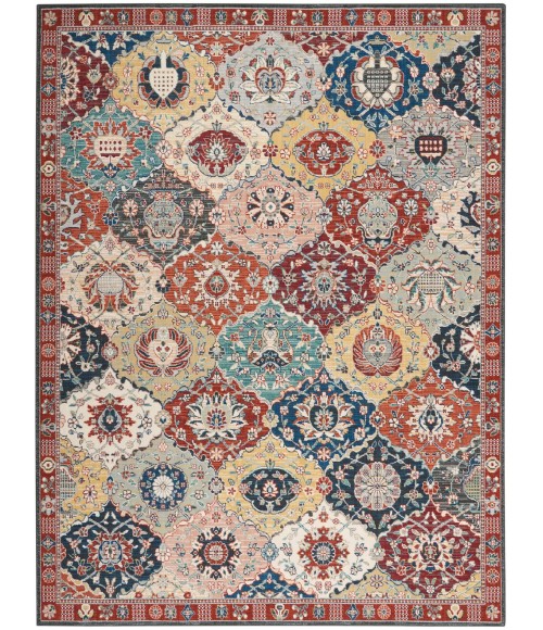 Nourison Parisa Area Rug PSA05 Multicolor 7'9" x 9'9"