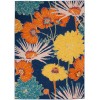 Nourison Allur - Alr06 Navy Multicolor Area Rug 4 ft. X 6 ft. Rectangle