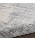 Nourison Rustic Textures Area Rug RUS02 Blue/Ivory 5'3" Round