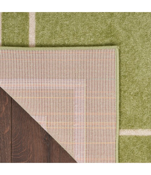 Nourison Nourison Essentials Area Rug Nourison Nourison Essentials Area Rug NRE02 Green Ivory