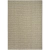 Nourison Tulum Olive TLM03 5 ft. 3 in. X 7 ft. Rect. Rug