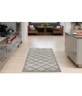 Nourison Easy Care Silver Grey NES01 2 ft. X 6 ft. Rectangle Rug