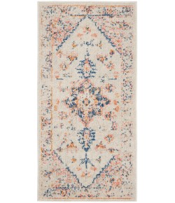 Nourison Tranquil(Traql) - Tra06 Ivory Multicolor Area Rug 2 ft. X 4 ft. Runner