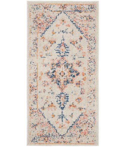 Nourison Tranquil Area Rug TRA06 Ivory/Multicolor 2' x 4'