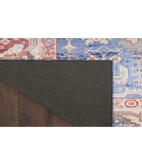Nourison Vintage Home Blue VNH02 5 ft. X 7 ft. Rectangle Rug