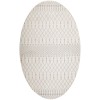 Nourison Astra Machine Washable Ivory ASW10 5 ft. 3 in. Round Rug