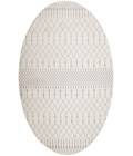 Nourison Astra Machine Washable Ivory ASW10 5 ft. 3 in. Round Rug