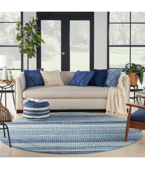 Nourison Passion Area Rug Nourison Passion Area Rug PSN26 Navy Blue