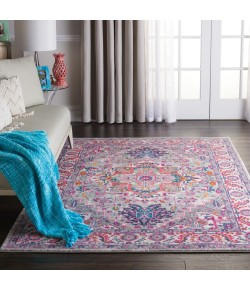 Nourison Passion - Psn20 Light Grey Pink Area Rug 5 ft. 3 X 7 ft. 3 Rectangle