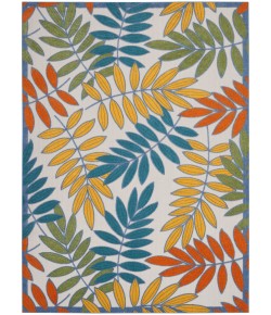Nourison Aloha - Alh18 Ivory Multicolor Area Rug 9 ft. 6 X 13 ft. Rectangle