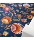 Nourison Allur Area Rug ALR08-Navy Multicolor