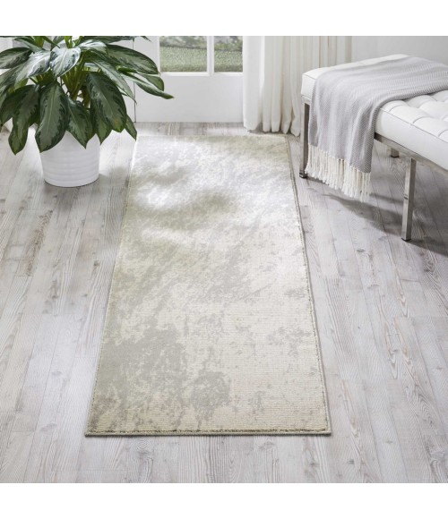 Nourison MAXELL Area Rug Nourison Maxell Runner Area Rug MAE12-Ivory/Grey