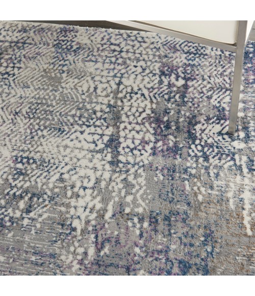 Royal Terrace Area Rug Kathy Ireland Royal Terrace Area Rug KI47 Ivory/Multi 5'3" x 7'3"