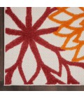Nourison Aloha Area Rug ALH05-Red Multi Colored