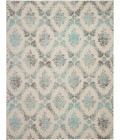 Nourison Tranquil Area Rug TRA09-Ivory/Turquoise