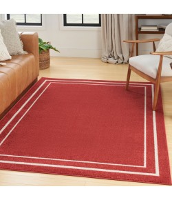 Nourison Essentials - Nre02 Brick Ivory Area Rug 6 ft. X 9 ft. Rectangle