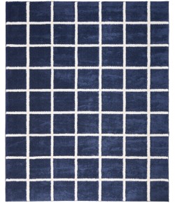 DKNY West End Ave Navy Ivory WTE01 8 ft. X 10 ft. Rect. Rug