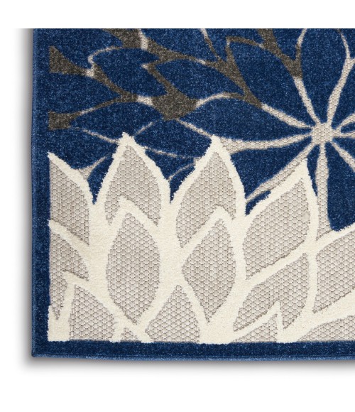 Nourison Aloha Area Rug ALH05-Blue/Multicolor