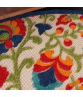 Nourison Aloha Round Area Rug ALH17-Multicolor