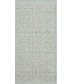 Nourison Jubilant - Jub06 Ivory Green Area Rug 2 ft. X 4 ft. Rectangle