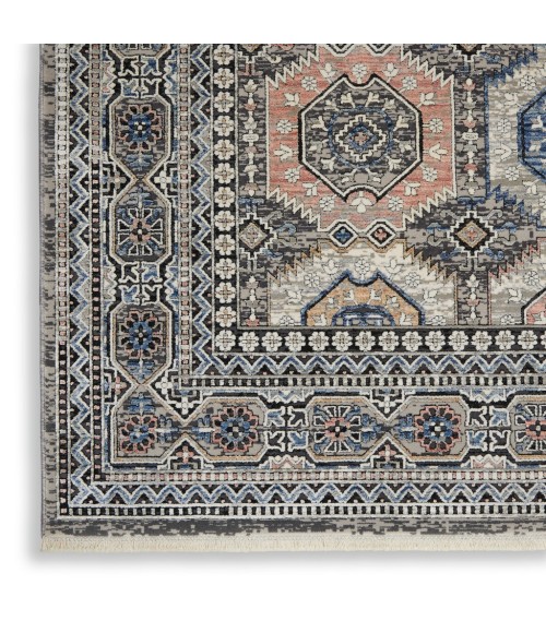 Nourison STARRY NIGHTS Area Rug Nourison Starry Nights Area Rug STN09-Grey/Navy