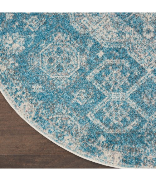 Nourison Tranquil Area Rug TRA13-Lt.Blue/Ivory