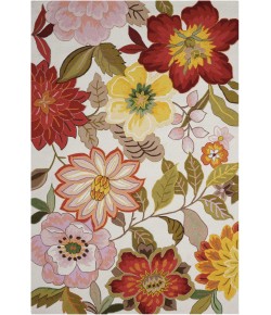 Nourison Fantasy - Fa18 Ivory Area Rug 9 ft. X 12 ft. Rectangle