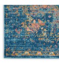 Nourison Tranquil Area Rug TRA06 Navy Blue 2' x 4'