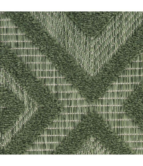Nourison Home Versatile Green NRV01 4 ft. Round Rug