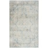 Nourison Astra Machine Washable Light Blue ASW12 4 ft. X 6 ft. Rectangle Rug