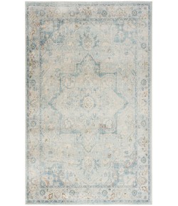 Nourison Astra Machine Washable Light Blue ASW12 4 ft. X 6 ft. Rectangle Rug