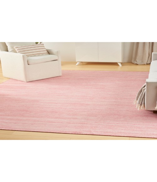 Nourison Washable Essentials Pink WAE01 7 ft. 10 in. X 9 ft. 10 in. Rectangle Rug