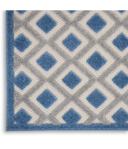 Nourison Aloha Area Rug ALH26 Blue/Grey 12' x 15'