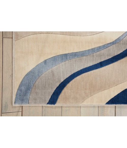 Nourison Somerset Area Rug ST81-Ivory/Blue