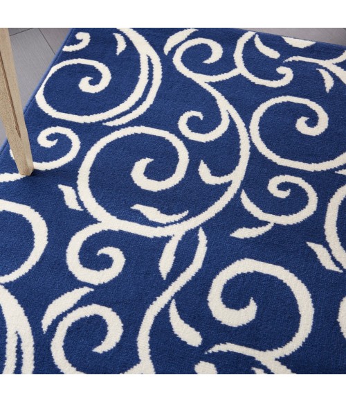 Nourison Grafix Area Rug GRF19-Navy