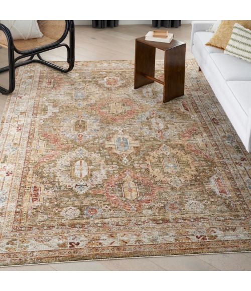 Nourison Sahar Green SHR01 8 ft. X 10 ft. Rect. Rug