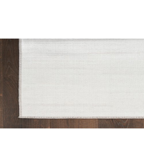 Nourison Washable Essentials Ivory Grey WAE01 7 ft. 10 in. X 9 ft. 10 in. Rectangle Rug