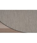 Nourison Courtyard Ivory/Charcoal COU01 5 ft. X 8 ft. Oval Rug