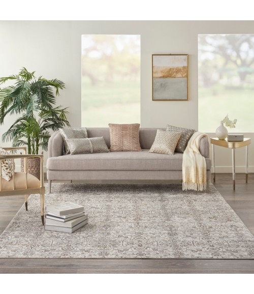 Nourison Royal Terrace Beige KI43 8 ft. X 10 ft. Rect. Rug
