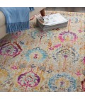 Nourison VINTAGE KASHAN Area Rug Nourison Vintage Kashan Area Rug VKA04-Ivory/Multicolor