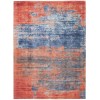 kathy ireland Home Ki37 Safari Dreams - Ki374 Blue Brick Area Rug 9 ft. X 12 ft. Rectangle