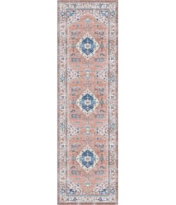 Nourison Fulton - Ful11 Coral Area Rug 2 ft. 3 in. X 7 ft. 6 in. Runner